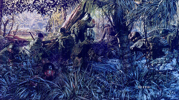 "Jungleers" - James Dietz - World War II Military Art